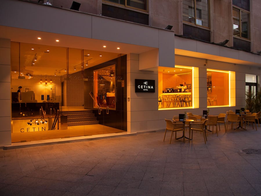 Voorkant van accommodatie