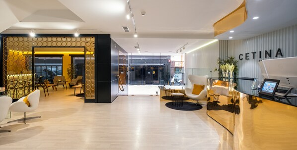 Interior entrance