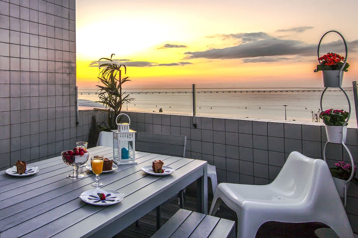 Premium Apartment, 2 Bedrooms, Terrace, River View | Terrace/patio