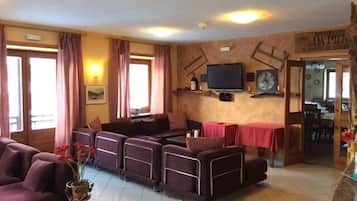 Sala de estar en el lobby