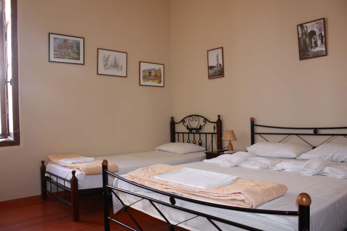 Premium bedding, desk, soundproofing, iron/ironing board