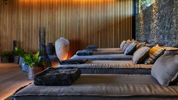 Experience soothing massages in our serene treatment rooms, each equipped with comfortable massage tables and calming ambiance.