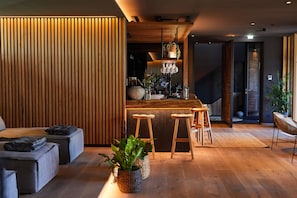 Sauna, hot stone massages, deep-tissue massages, prenatal massages