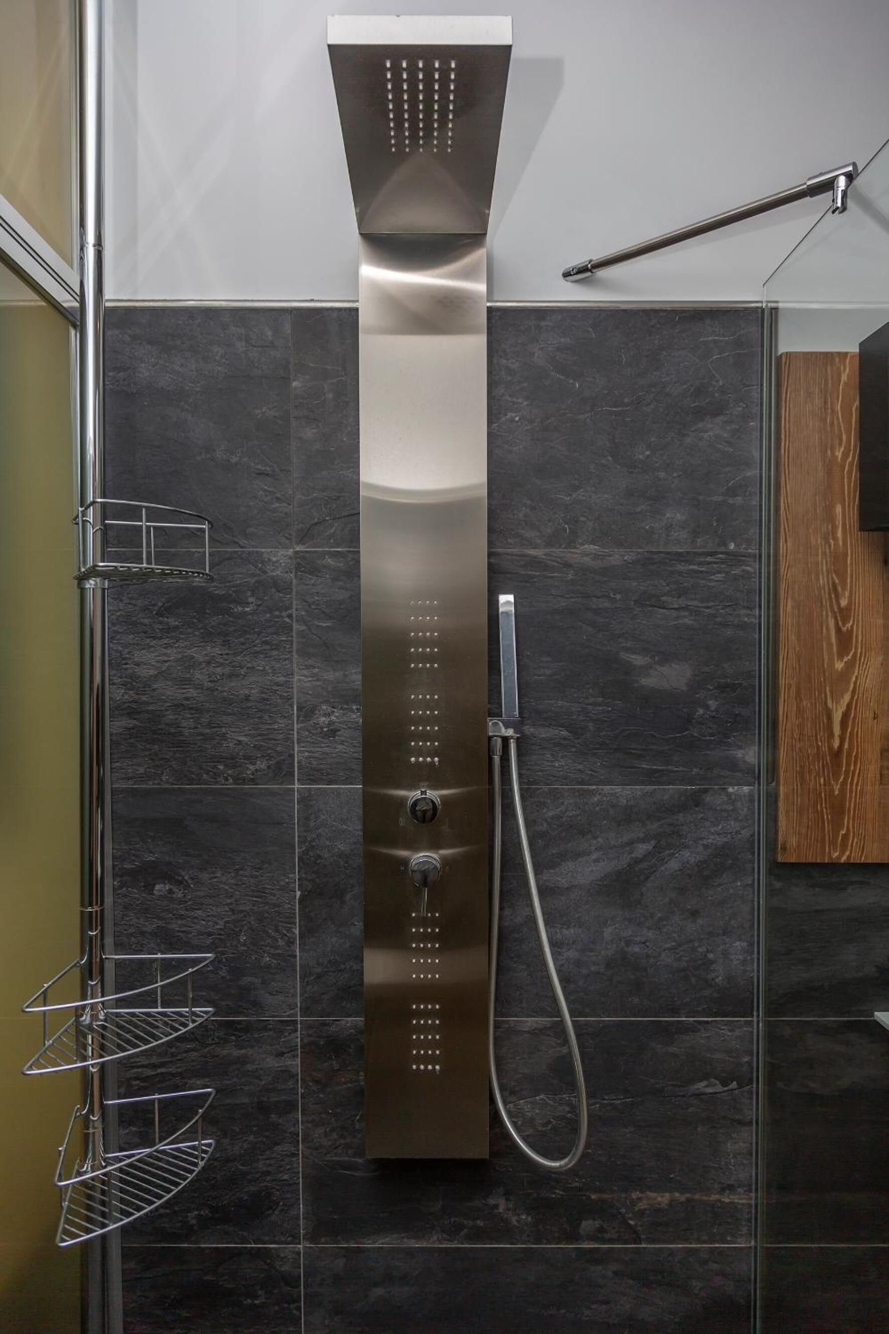 free toiletries, hair dryer, towels