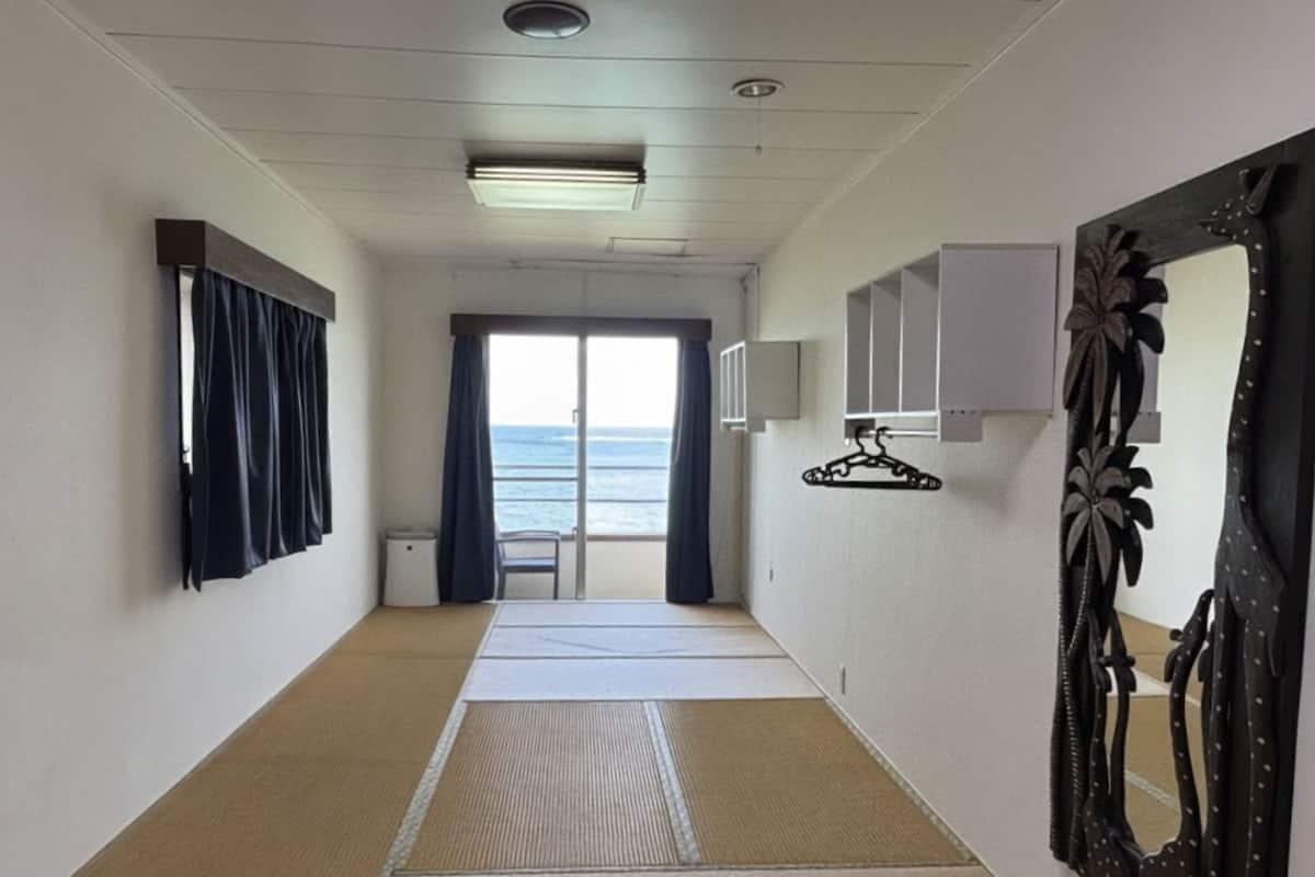 Blackout drapes, iron/ironing board (on request), WiFi (free)