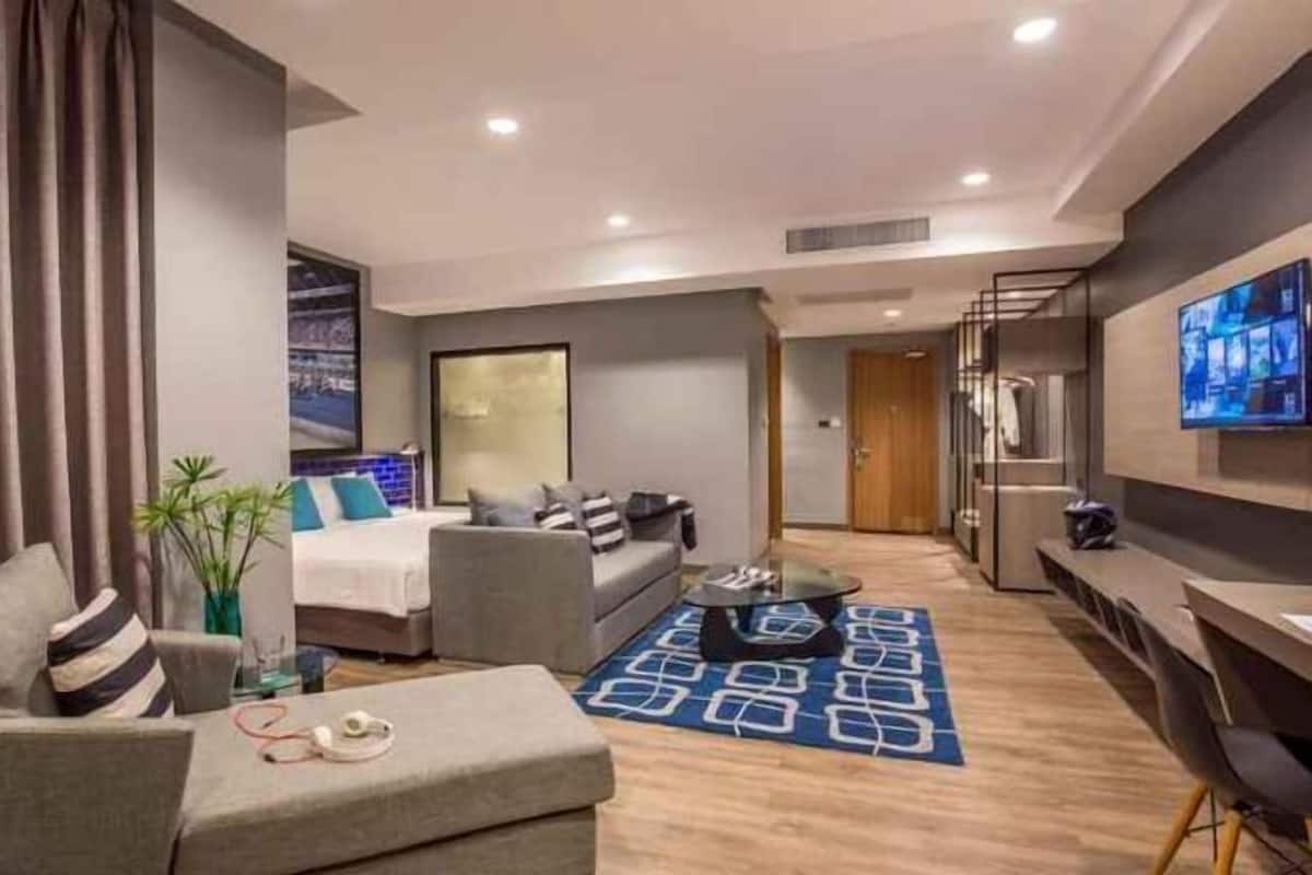 1 habitación, minibar, caja de seguridad en la habitación y escritorio