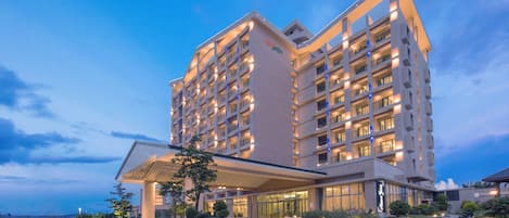 Front of property – evening/night