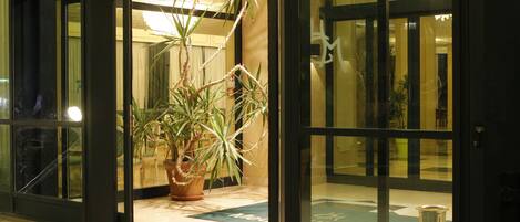 Entrée de l’hébergement