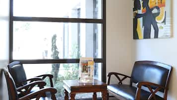 Sala de estar en el lobby