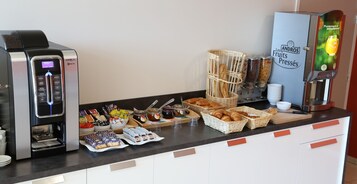 Daily buffet breakfast (EUR 12.50 per person)