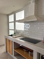 Standard House, 2 Bedrooms, Kitchen | Private kitchen | Full-size fridge, microwave, stovetop, cookware/dishes/utensils