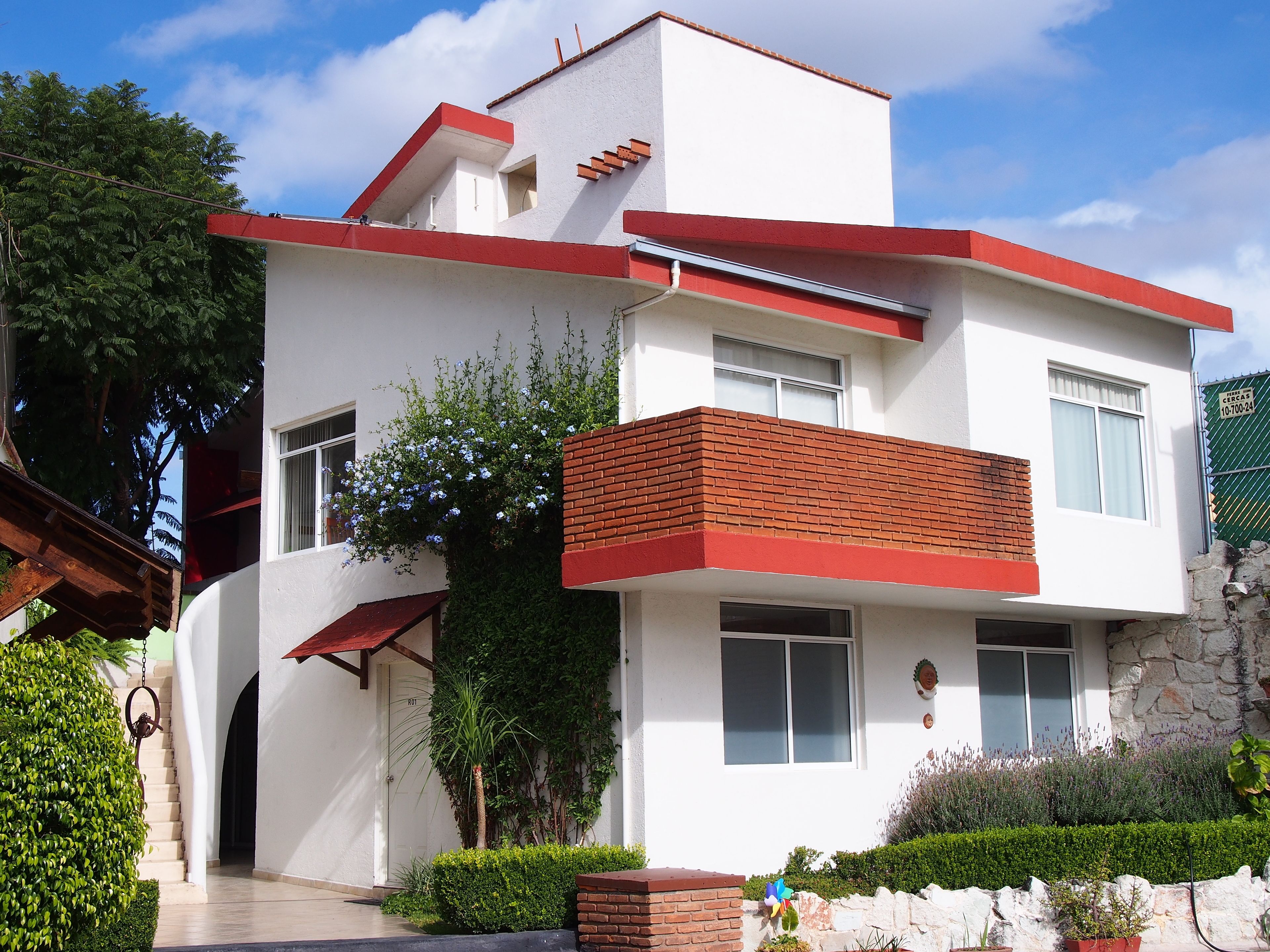 Voorkant van accommodatie