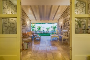 Sala de estar en el lobby