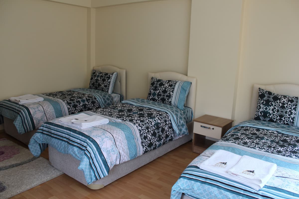 3 chambres, bureau, fer et planche à repasser