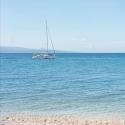 On the beach