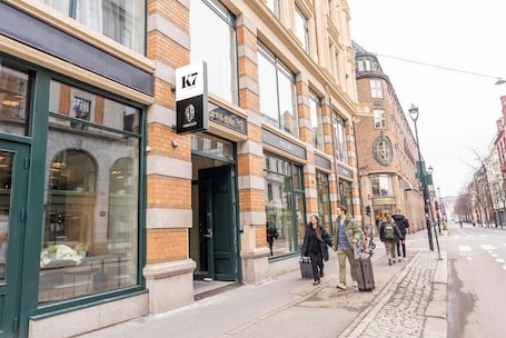 Exterior detail. K7 Hotel Oslo