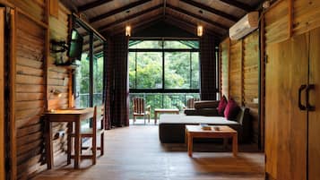 Villa superior | 1 habitación, ropa de cama de alta calidad y edredón