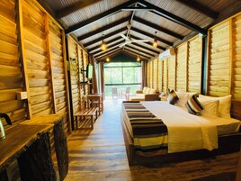 Premium bedding, down comforters, minibar (some free items)