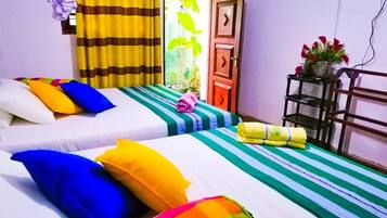 Deluxe Twin Room, Hill View, Garden Area | In-room safe, desk, soundproofing, iron/ironing board