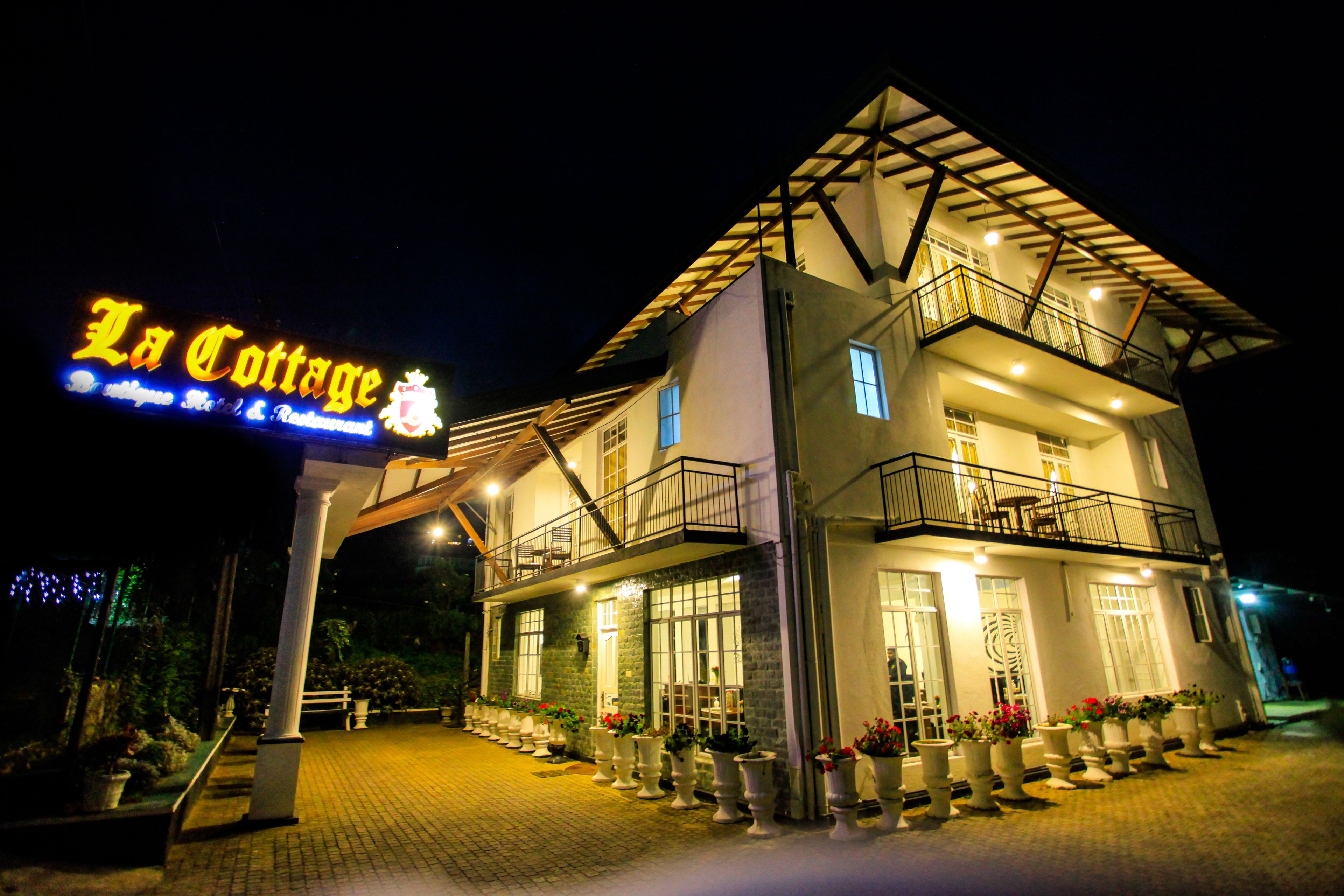 Front of property - evening/night