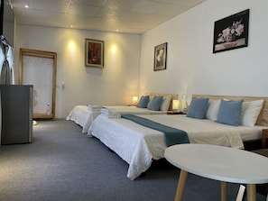 Family Room, 1 Bedroom, Non Smoking | Minibar, desk, laptop workspace, blackout drapes