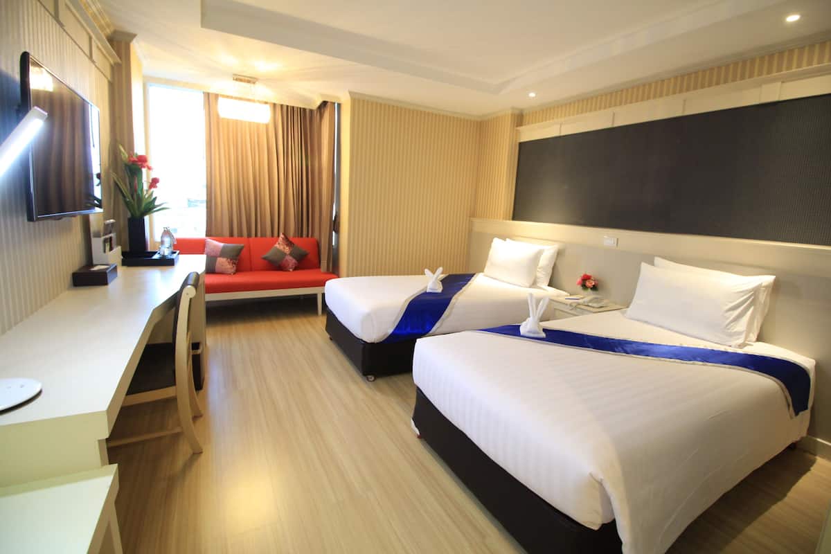 Chambre Supérieure avec lits jumeaux | Vue de la chambre