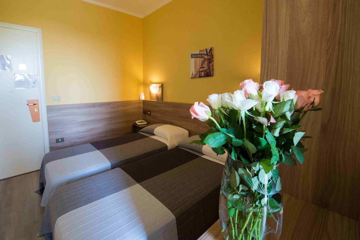 twin room | premium bedding, minibar, in-room safe, desk