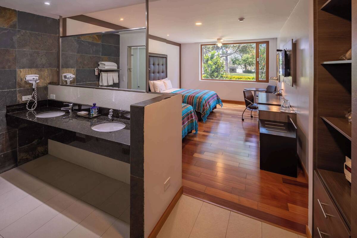 superior room, 2 double beds, non smoking, garden view | 1 bedroom, premium bedding, down duvets, pillow-top beds