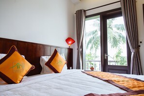 Basic Double Room Single Use, 1 Bedroom, Balcony, Garden View | View from room
