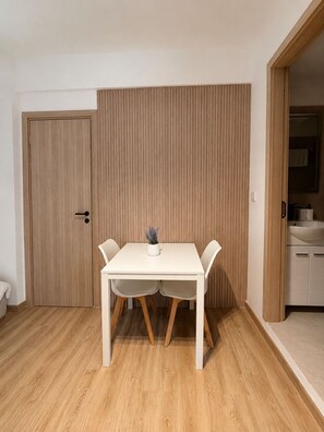 Apartment, 1 Bedroom, Balcony | Private kitchen | Mini-fridge, microwave, oven, stovetop - Valentinos Apartments (Paphos)