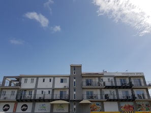 Façana frontal de l'allotjament