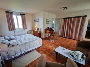 Comfort tweepersoonskamer, uitzicht op tuin (Trouville)