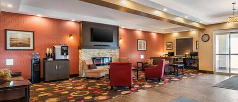 Free daily buffet breakfast