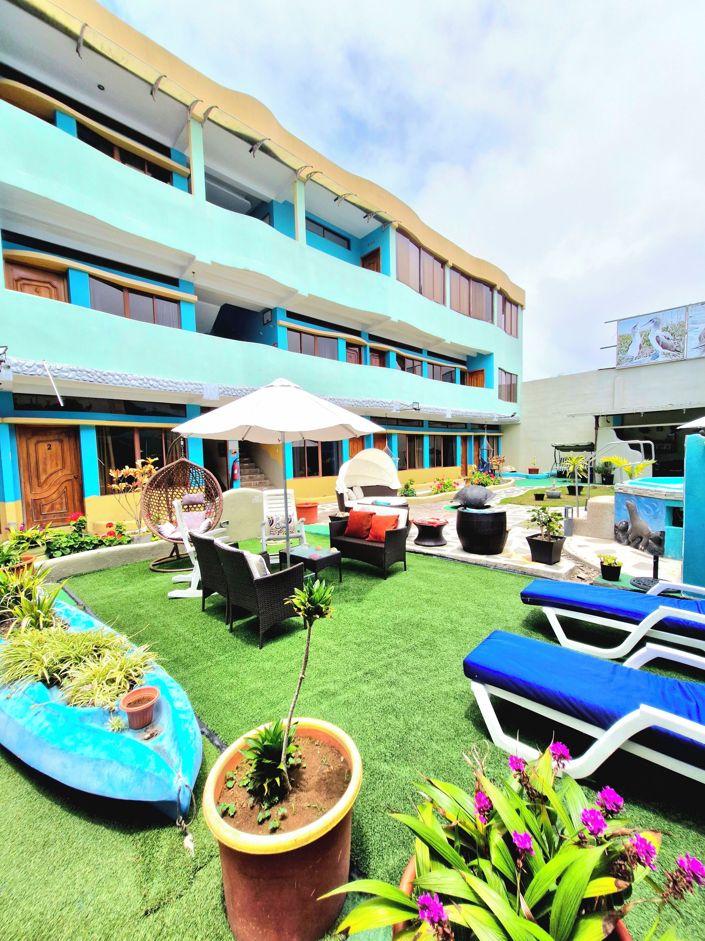 Fachada de la propiedad