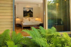 Superior-værelse - 1 dobbeltseng (Ryokan) | Skrivebord, sengetøj