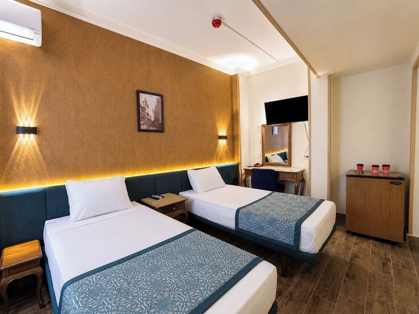 1 bedroom, minibar, soundproofing, bed sheets