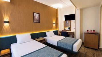 1 bedroom, minibar, soundproofing, bed sheets