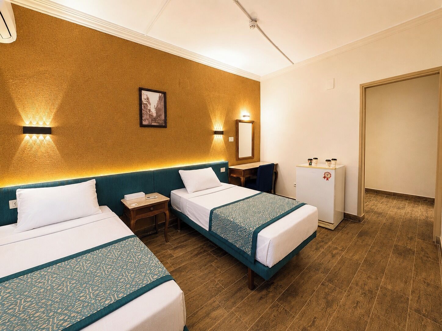 1 habitación, minibar, sistema de insonorización y ropa de cama 