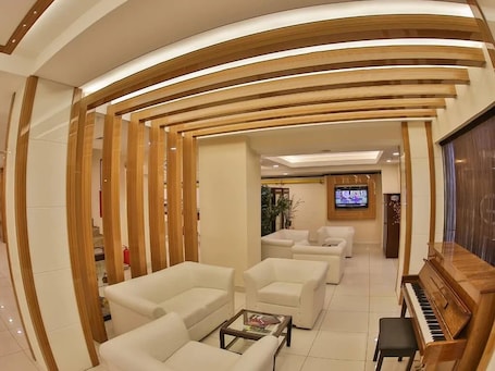 Sala de estar en el lobby