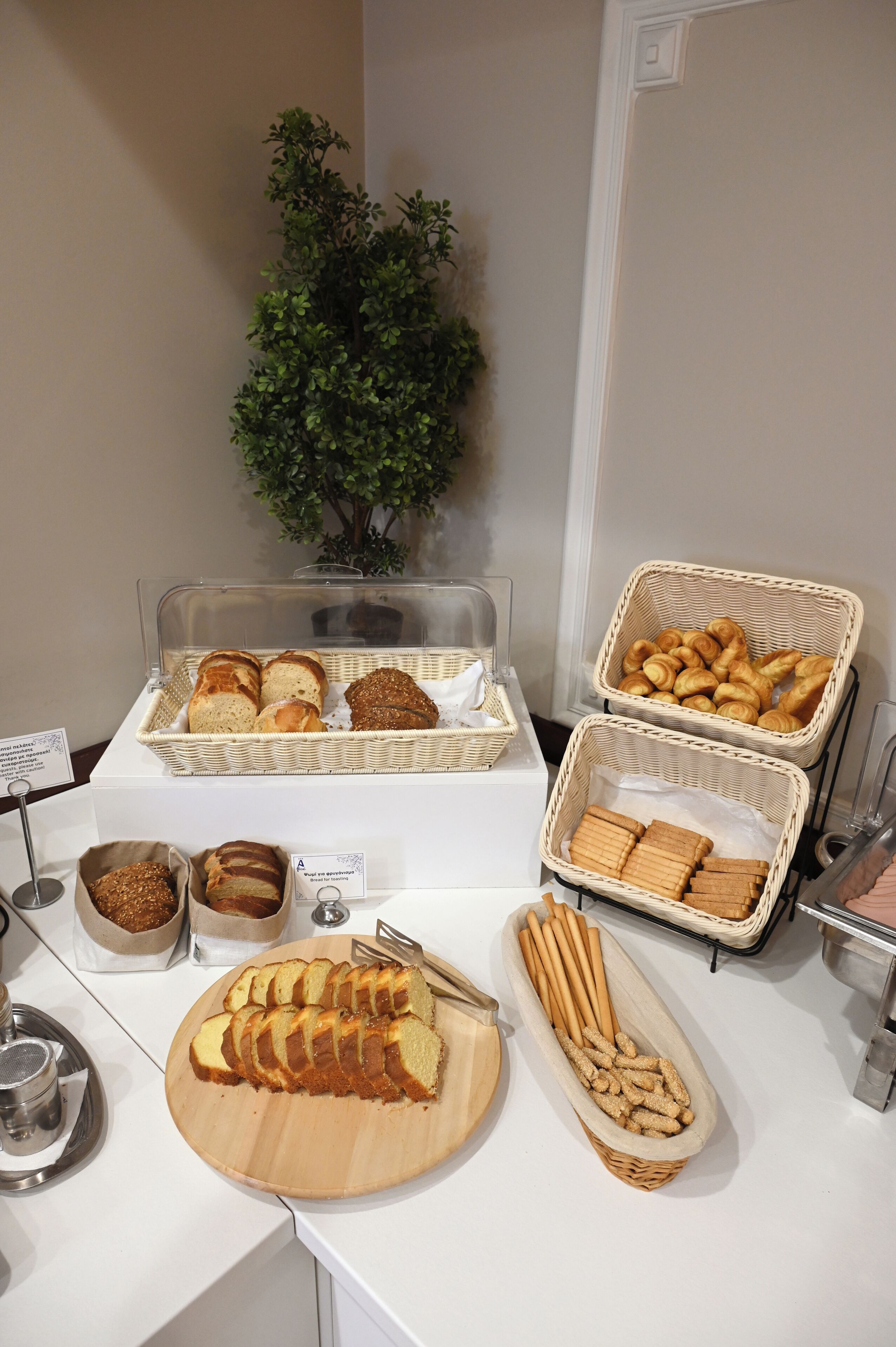 daily buffet breakfast (eur 7 per person)