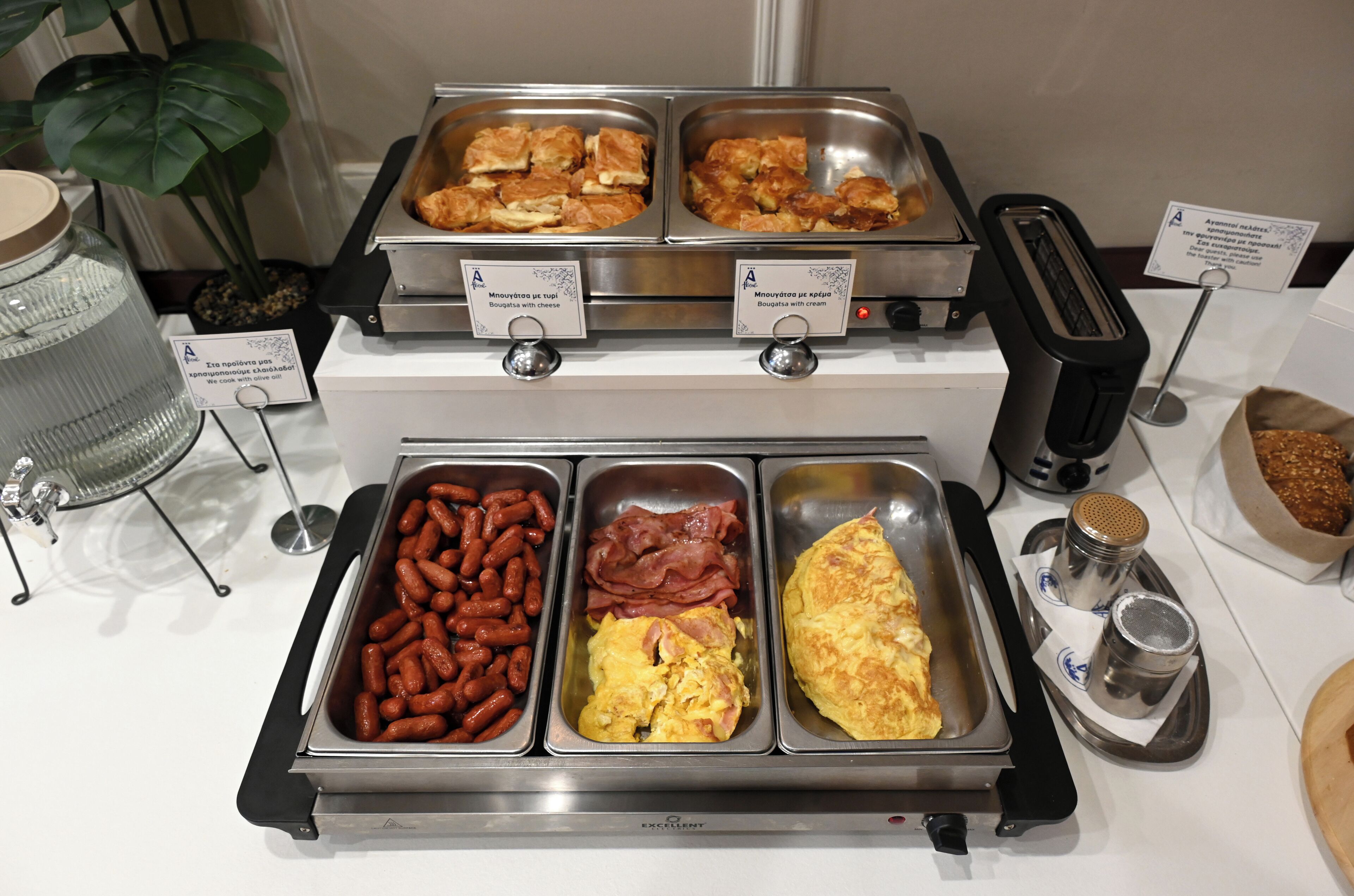 daily buffet breakfast (eur 7 per person)