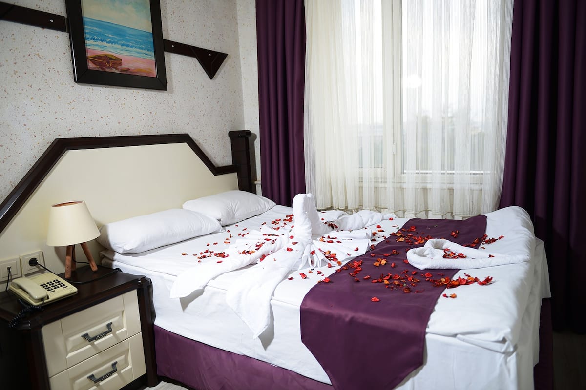 Ropa de cama de alta calidad y minibar