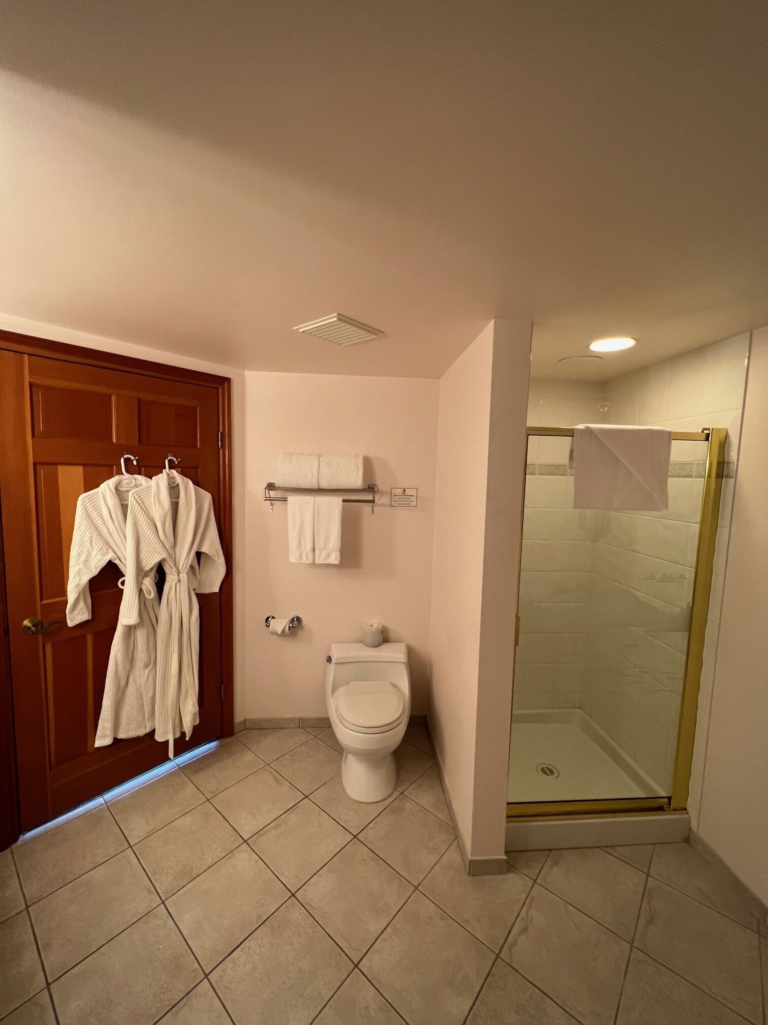 suite, 1 king bed with sofa bed (maple) | bathroom | hair dryer, towels