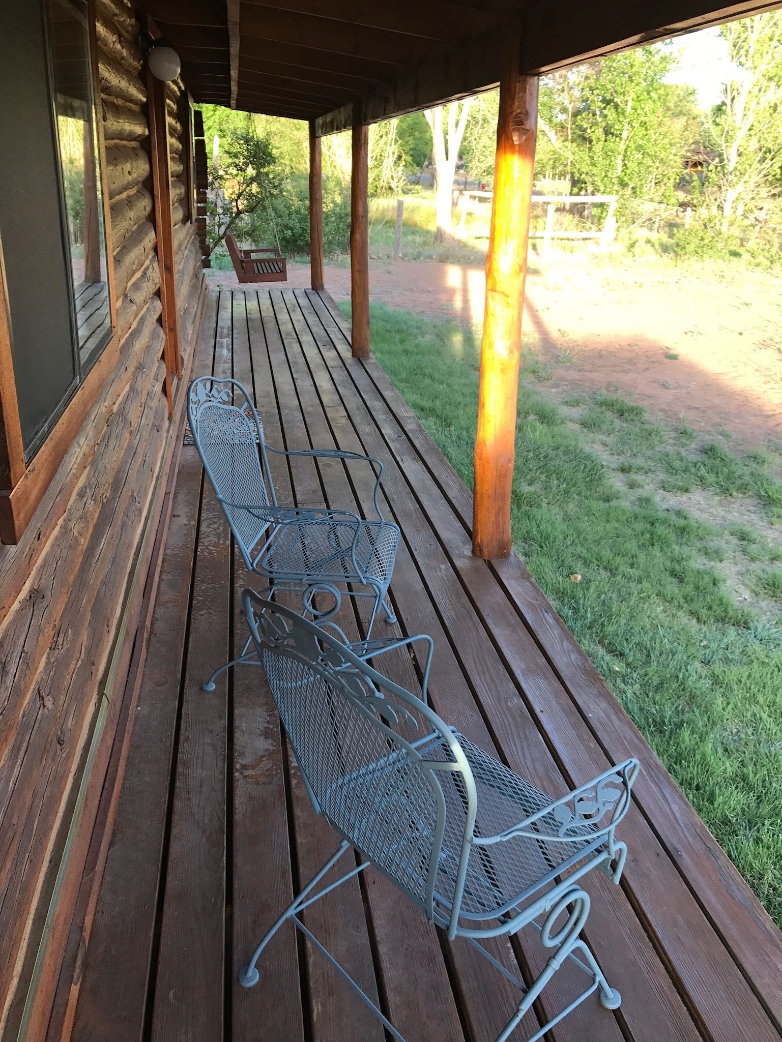 Traditional Cabin, 1 Bedroom, Kitchen, Ground Floor | Terrace/patio