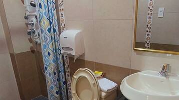 Double Room, 1 Katil Raja (King), Bathtub | Bilik Mandi | Kelengkapan dandanan diri percuma, pengering rambut, tuala disediakan