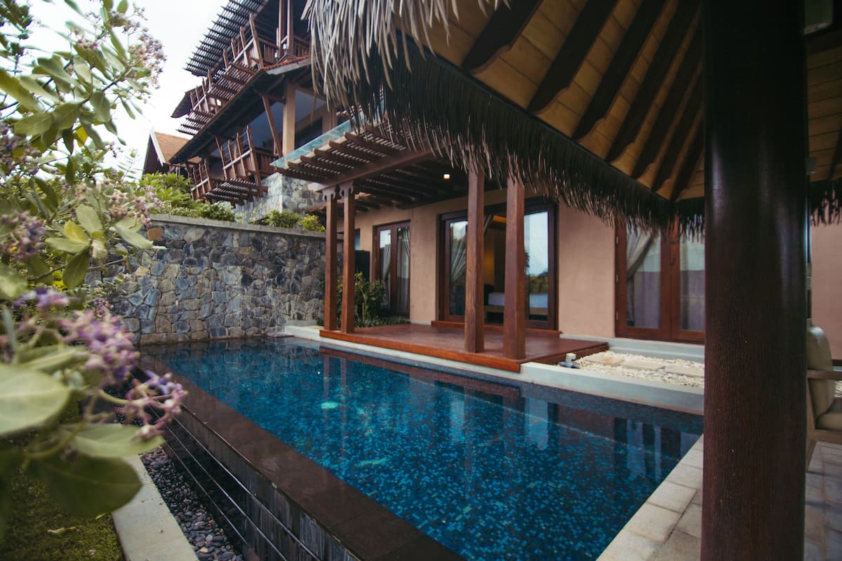 Suite, eigener Pool | Ausblick vom Zimmer