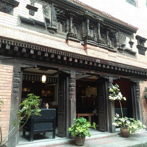 Exterior detail - Kumari Guest House (Bhaktapur)