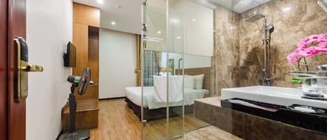 Standard Double Room | Premium bedding, pillow-top beds, minibar, desk