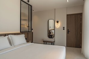Penthouse, Meerblick | Zimmersafe, schallisolierte Zimmer, Bügeleisen/Bügelbrett