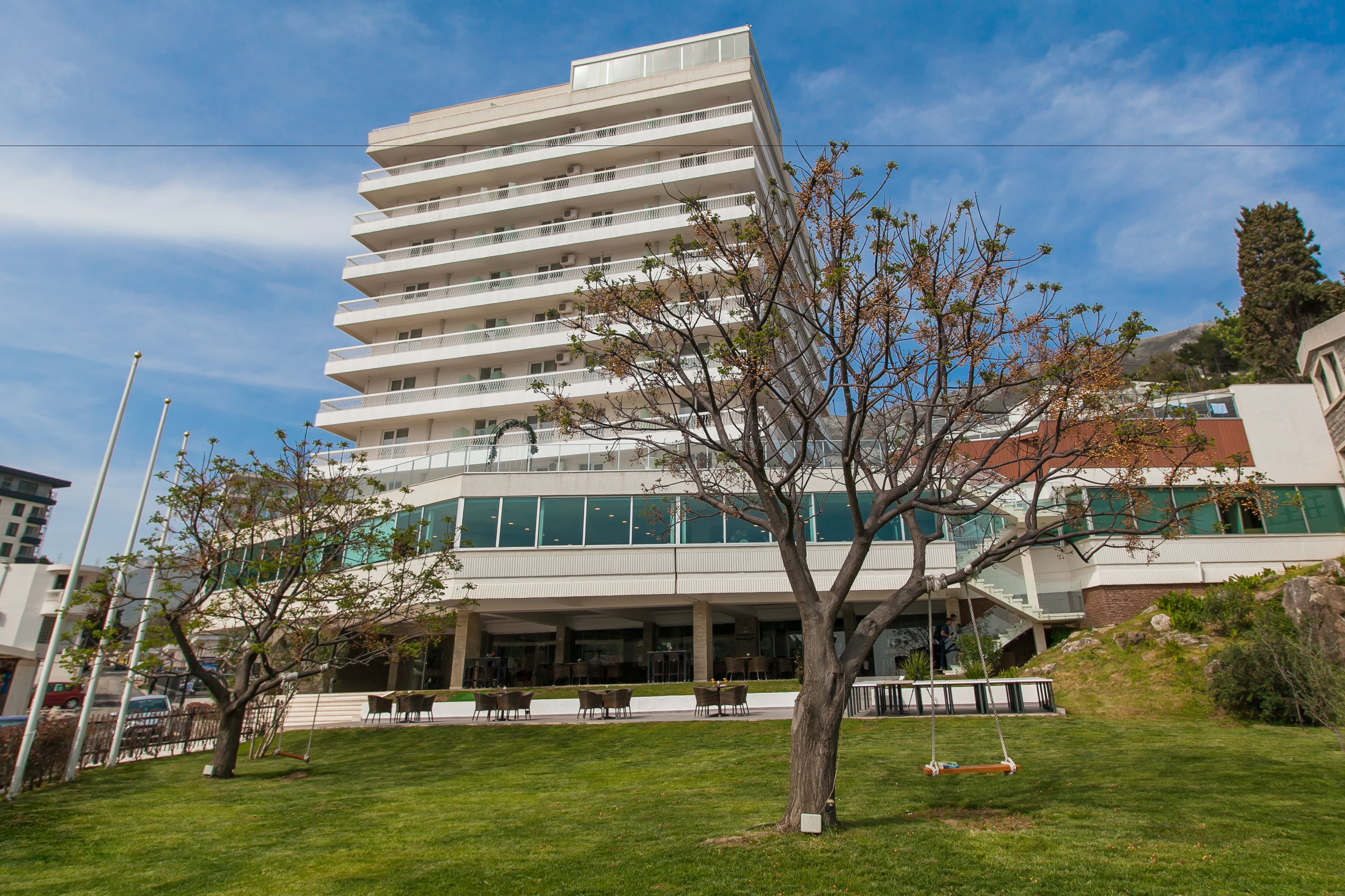 Voorkant van accommodatie